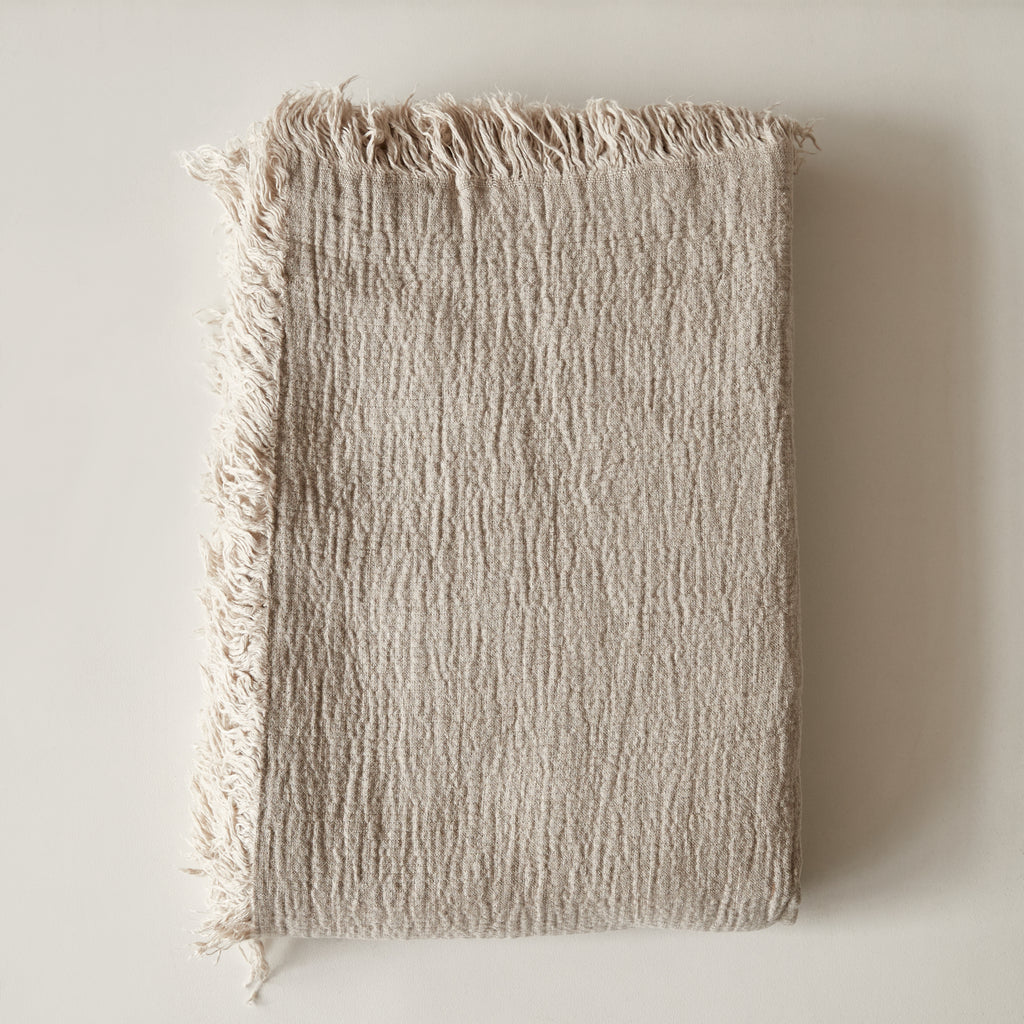 Natural Linen Blanket