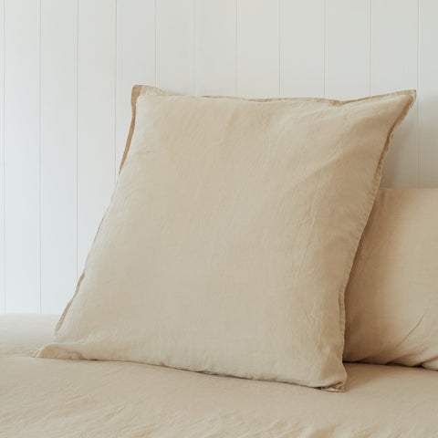 Natural European Pillowcases Pair