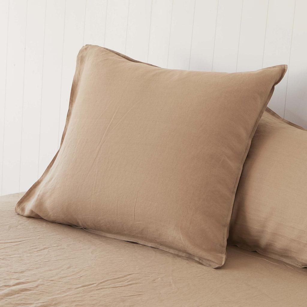 Almond Euro Pillowcases Pair