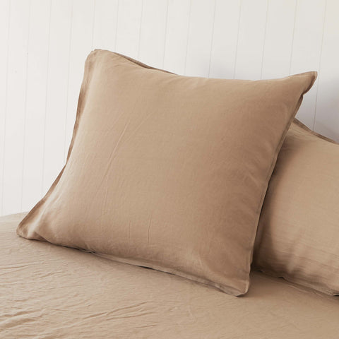 Sand European Pillowcases Pair