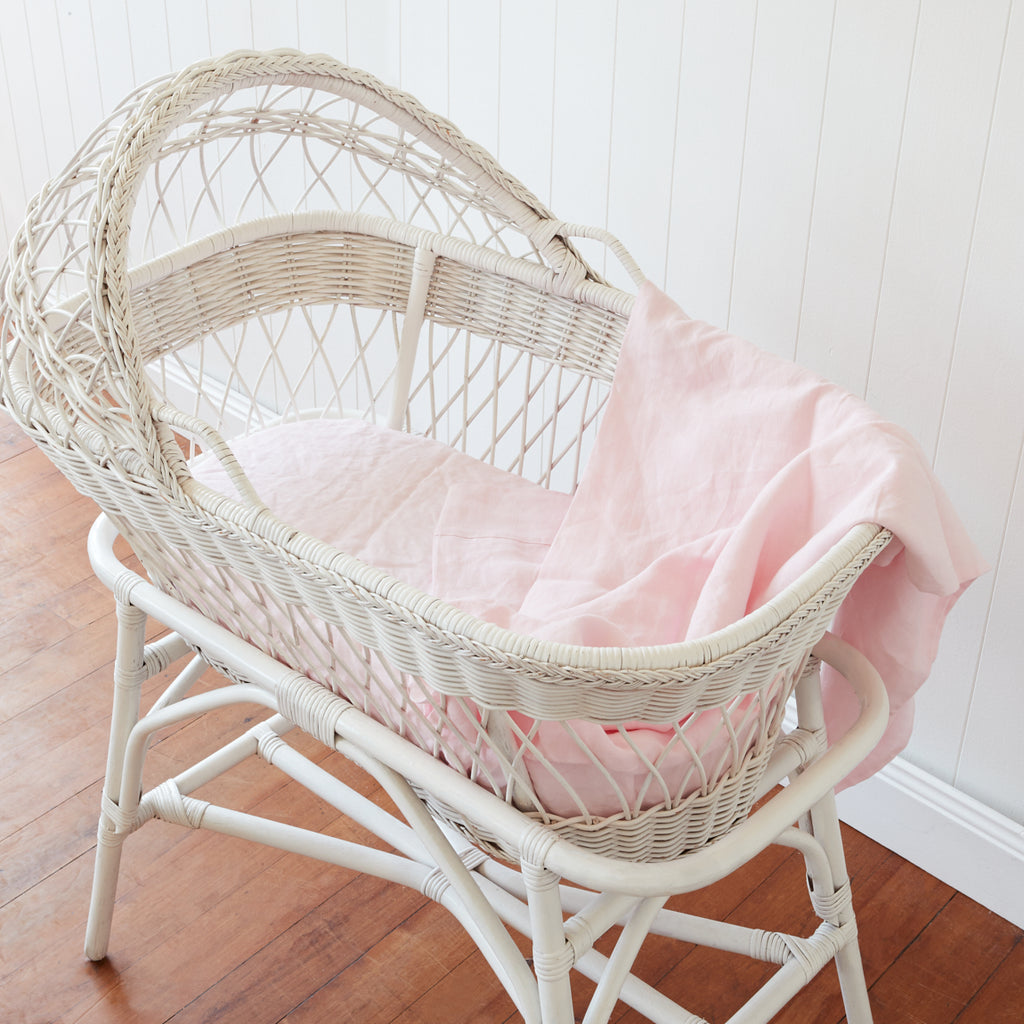 Powder Rose Baby Sheet Set