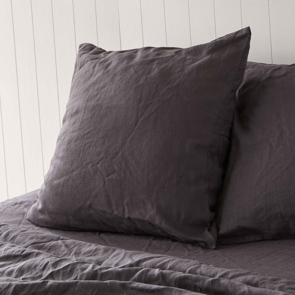 Volcanic Ash Euro Pillowcases Pair