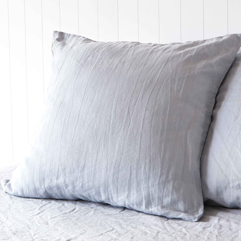 Manhattan Grey European Pillowcases Pair