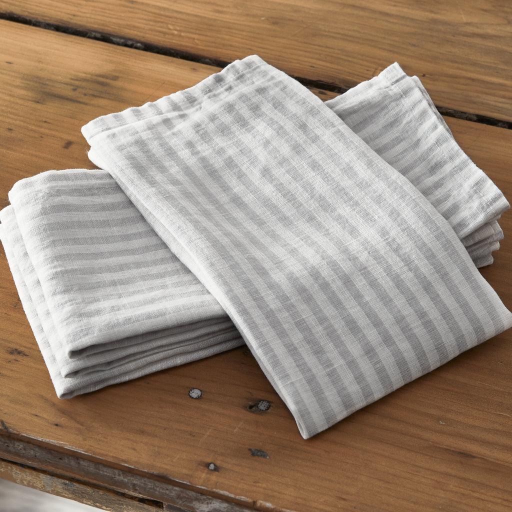 Misty Bay Stripe Stripe Napkins