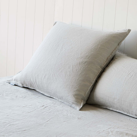 Milkcloud White European Pillowcases Pair