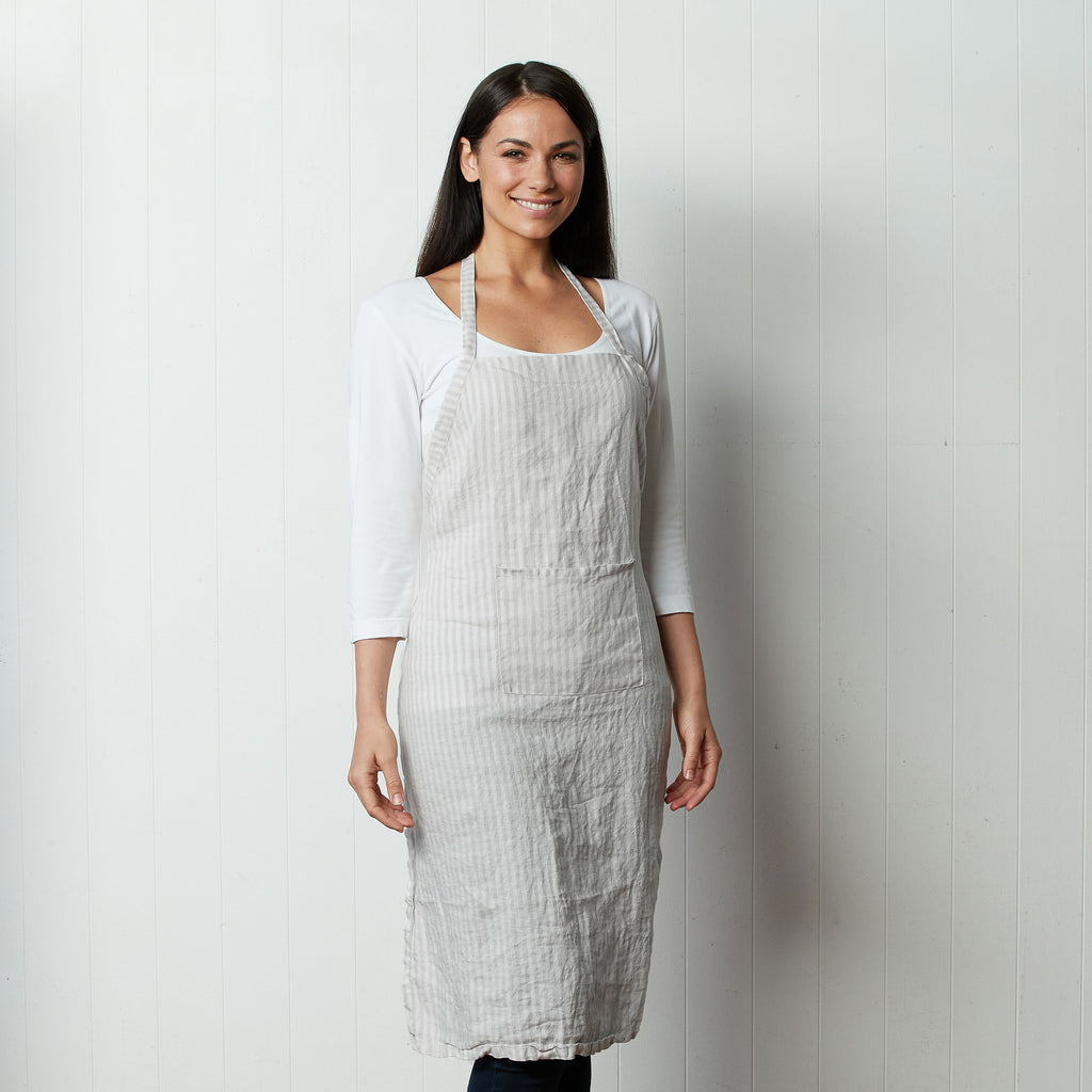 Misty Bay Stripe Apron