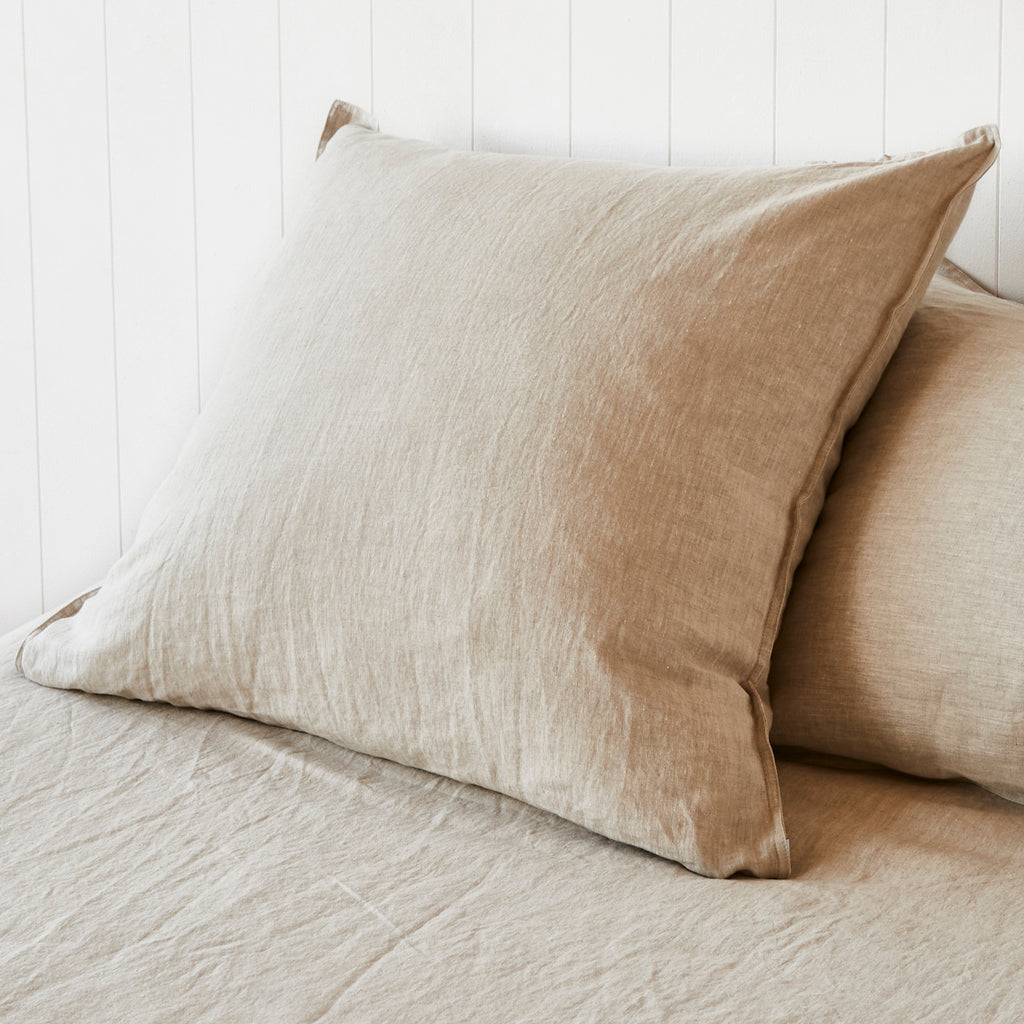 Natural Euro Pillowcases Pair