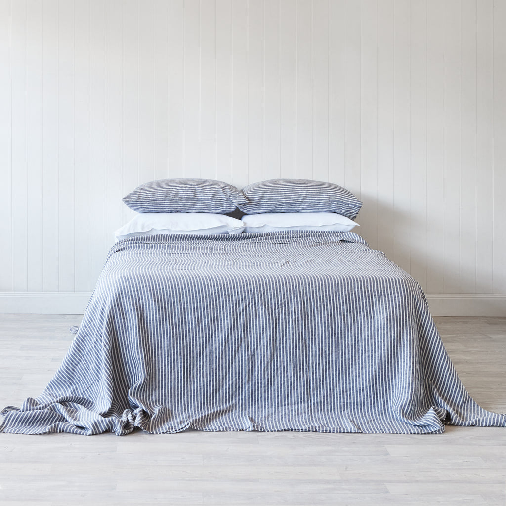Ocean Stripe Flat Sheet