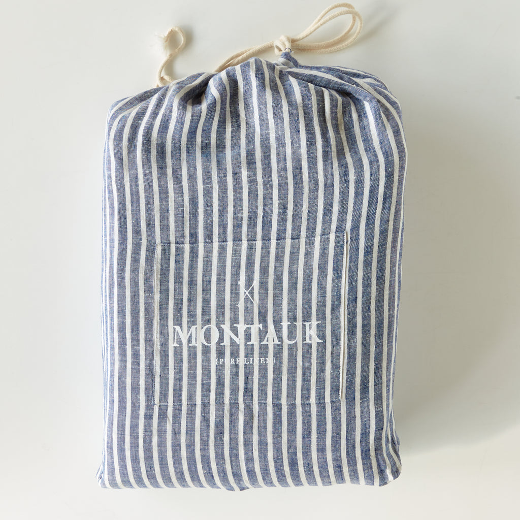 Ocean Stripe Flat Sheet