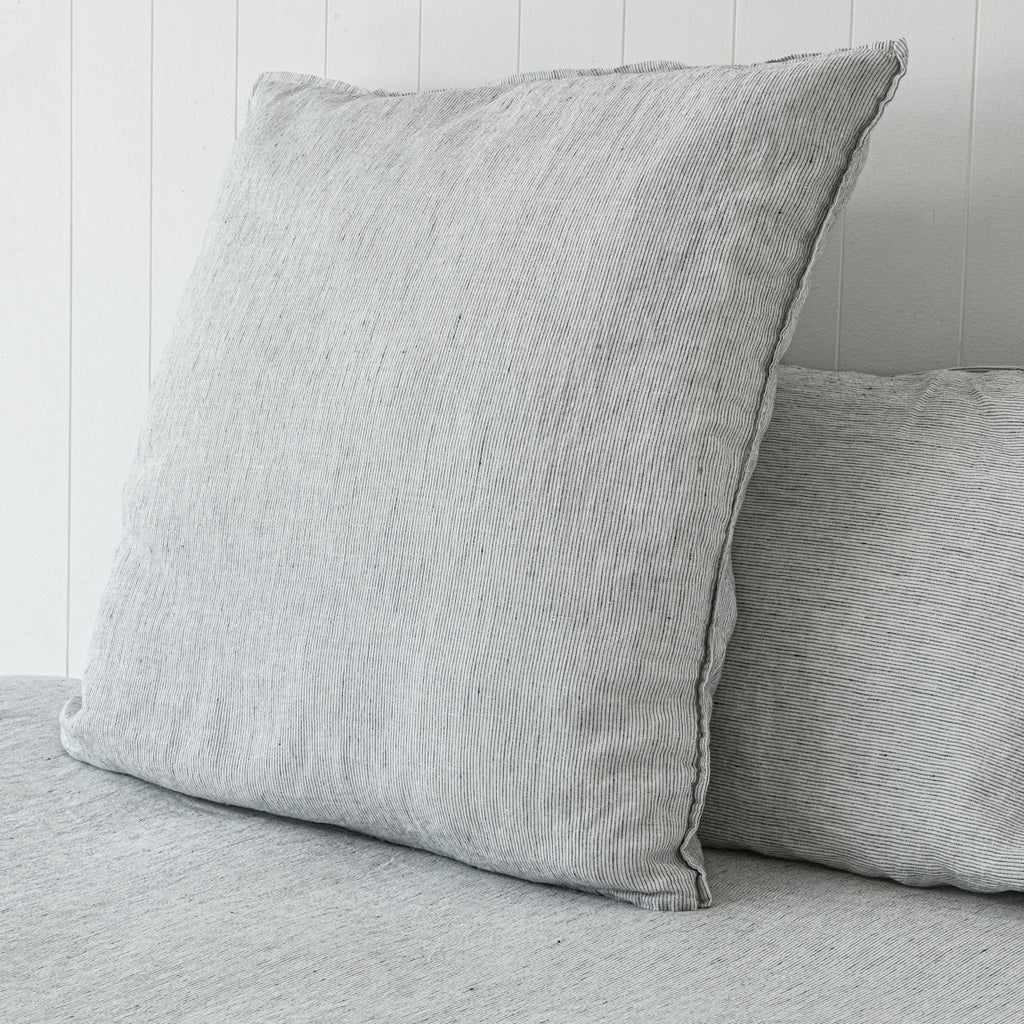 Pinstripe Euro Pillowcases Pair