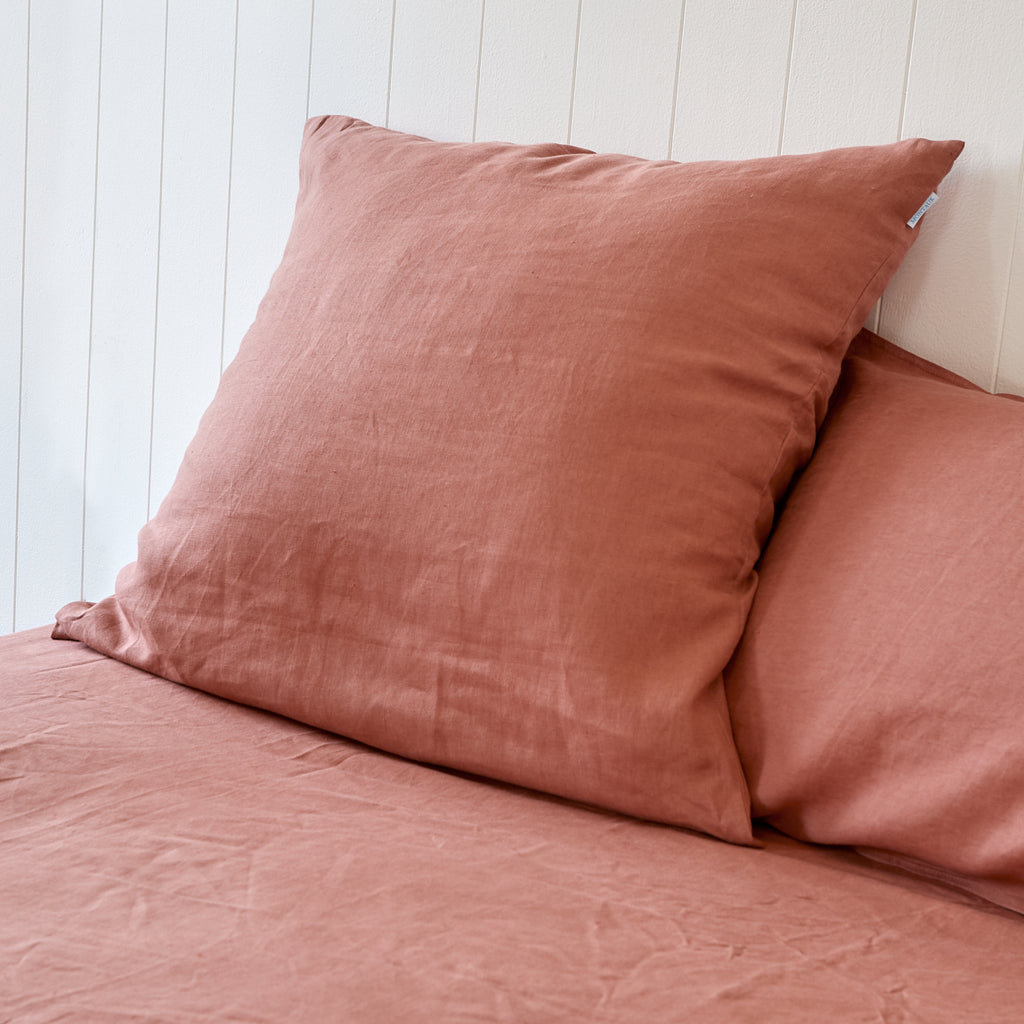 Red Dirt Euro Pillowcases Pair