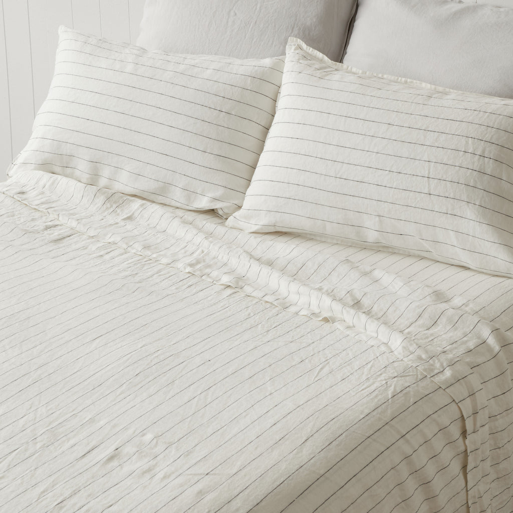 Tribeca Stripe Flat Sheet