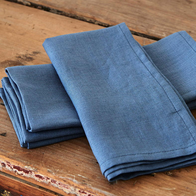 Vintage Denim Blue Napkins
