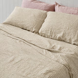 Olive Stripe Sheet Set