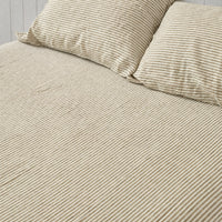 Olive Stripe Fitted Sheet
