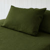 Army Green Pillowcase Pair