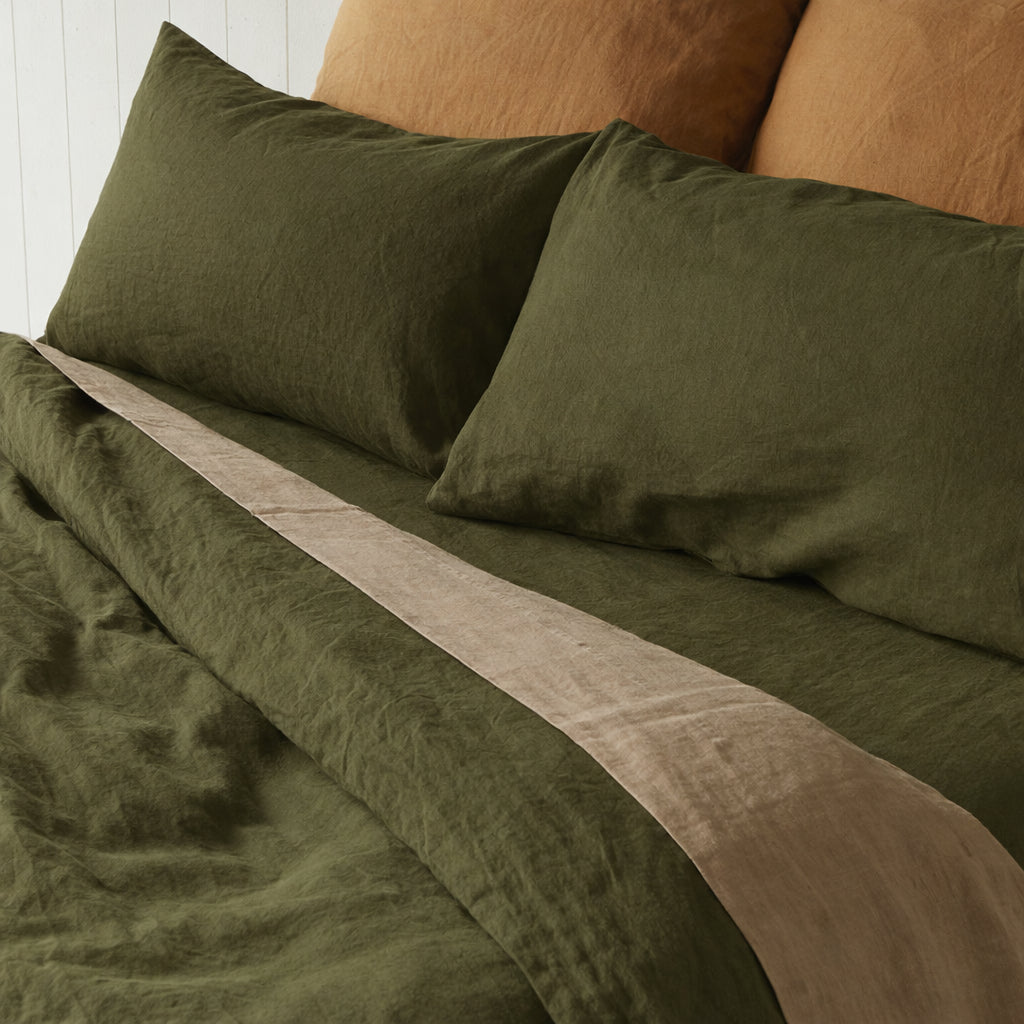 Army Green Quilt Cover