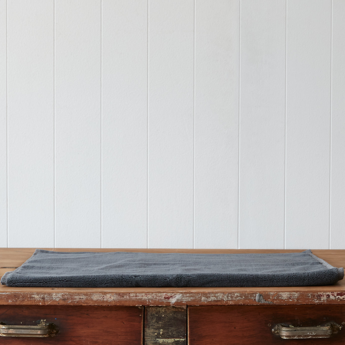 Plush Charcoal Bath Mat