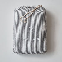 Coal Stripe Quilt Cover