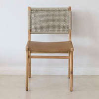 Montauk Rope & Leather Dining Chair