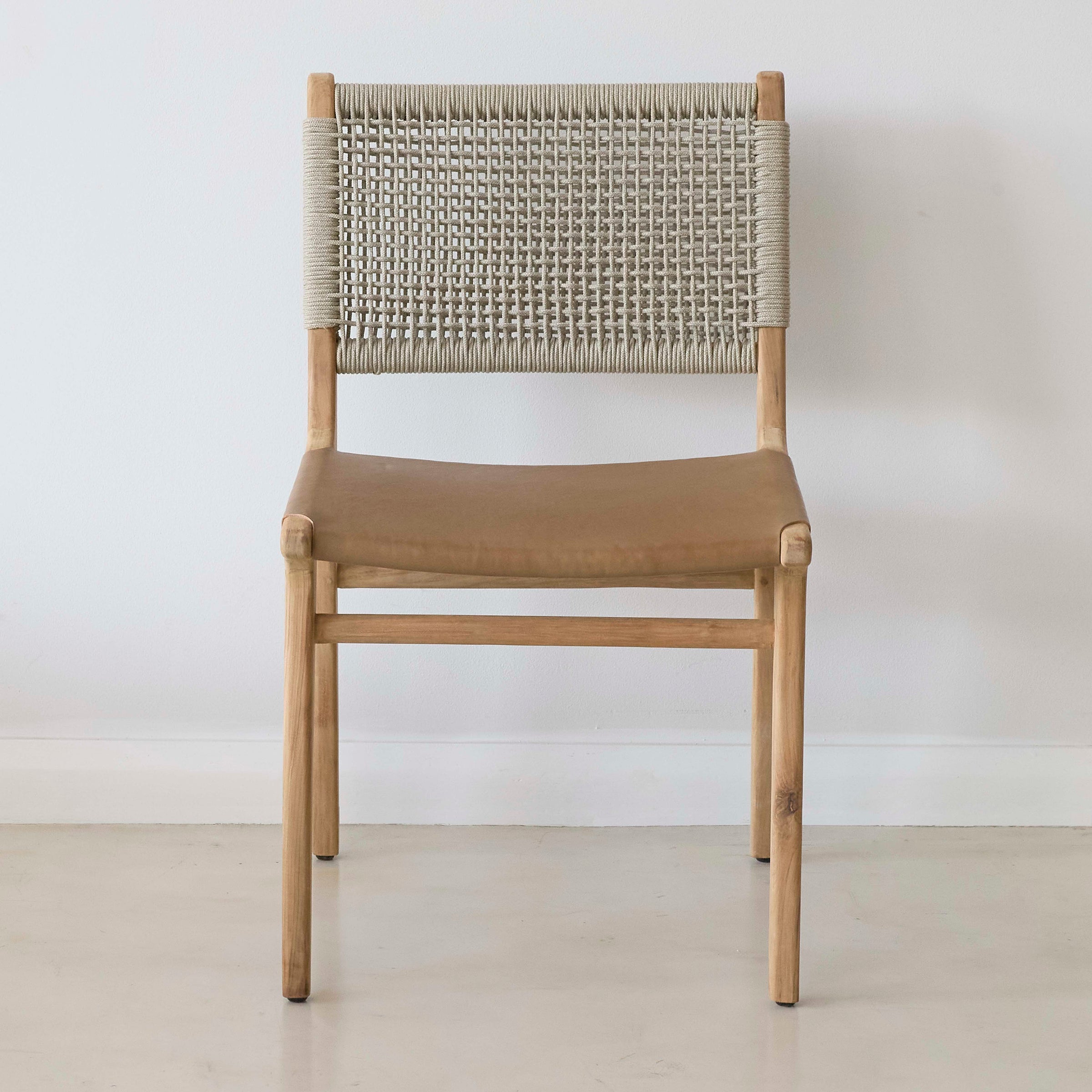 Montauk Rope & Leather Dining Chair