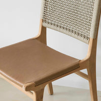 Montauk Rope & Leather Dining Chair