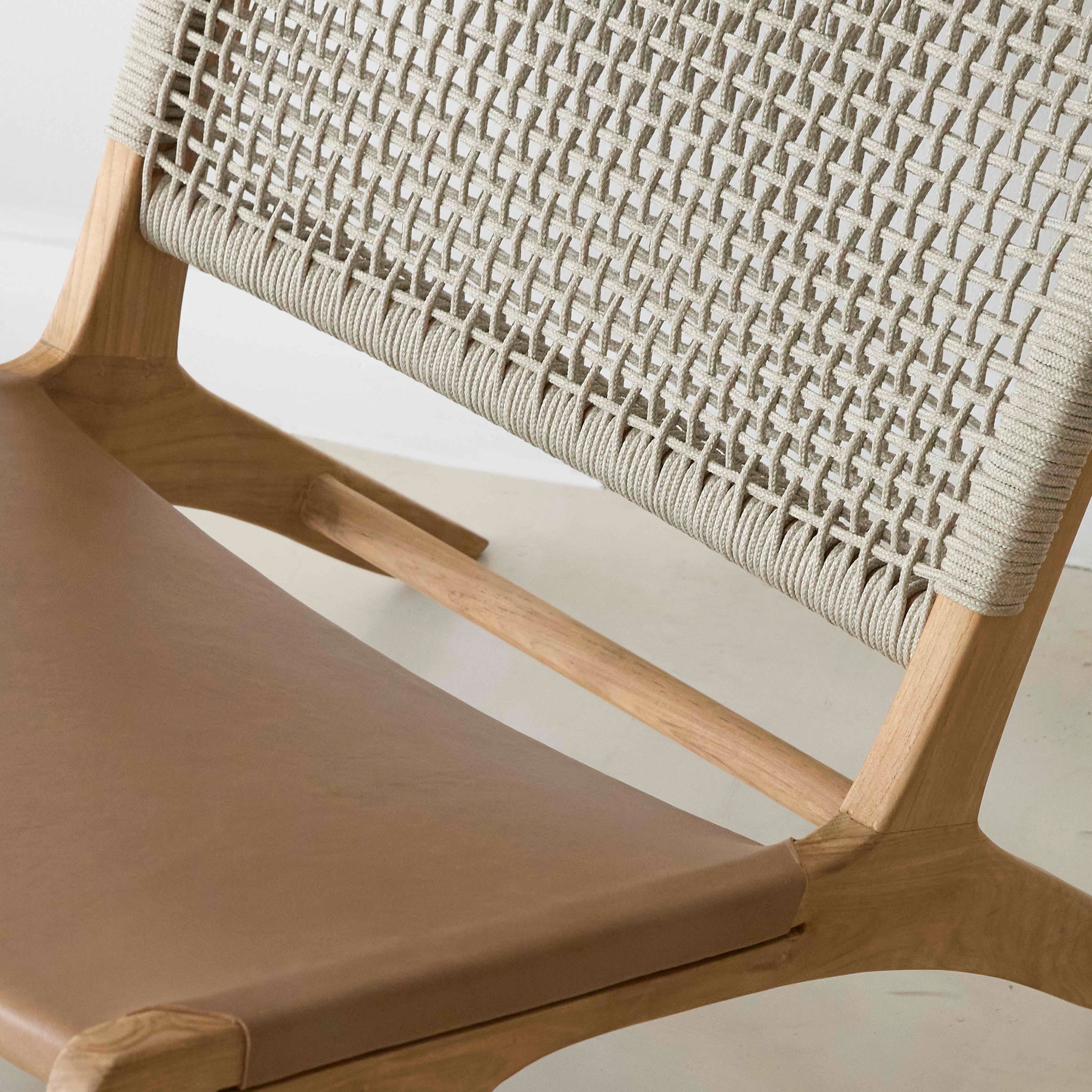 Montauk Rope & Leather Occasional Chair