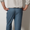 Marine Blue Linen Pants