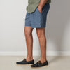 Marine Blue Linen Shorts