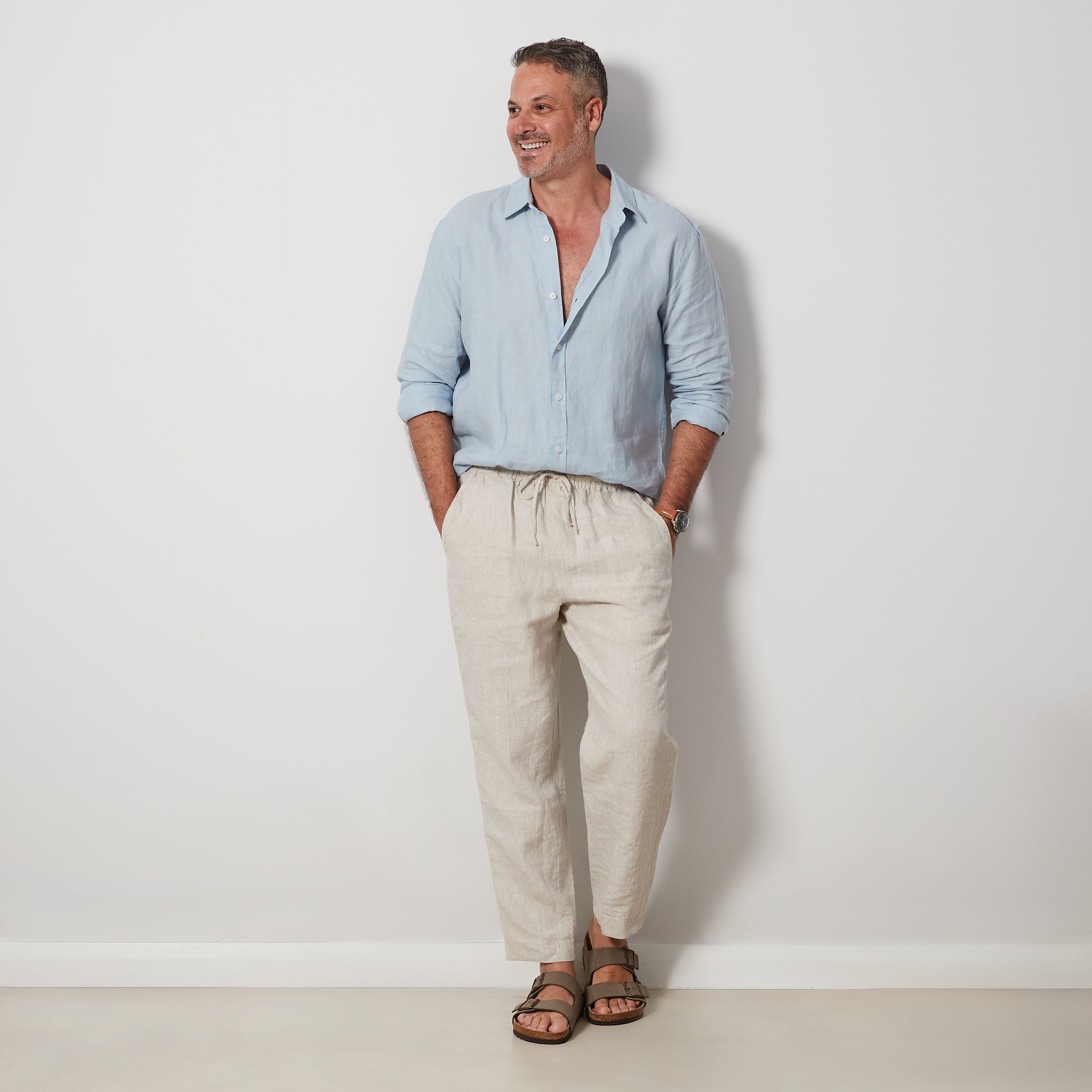 Natural Linen Pants