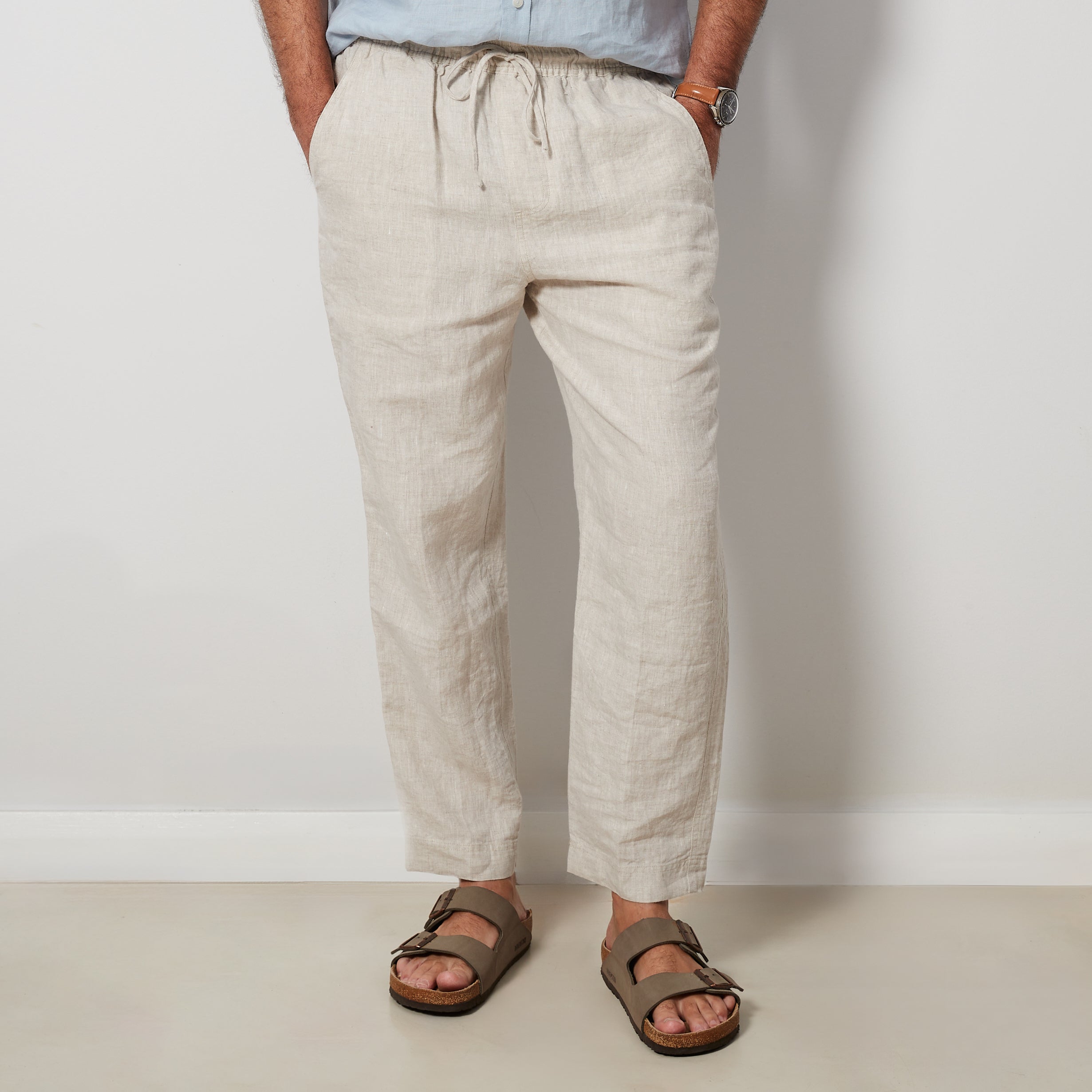 Natural Linen Pants – Montauk