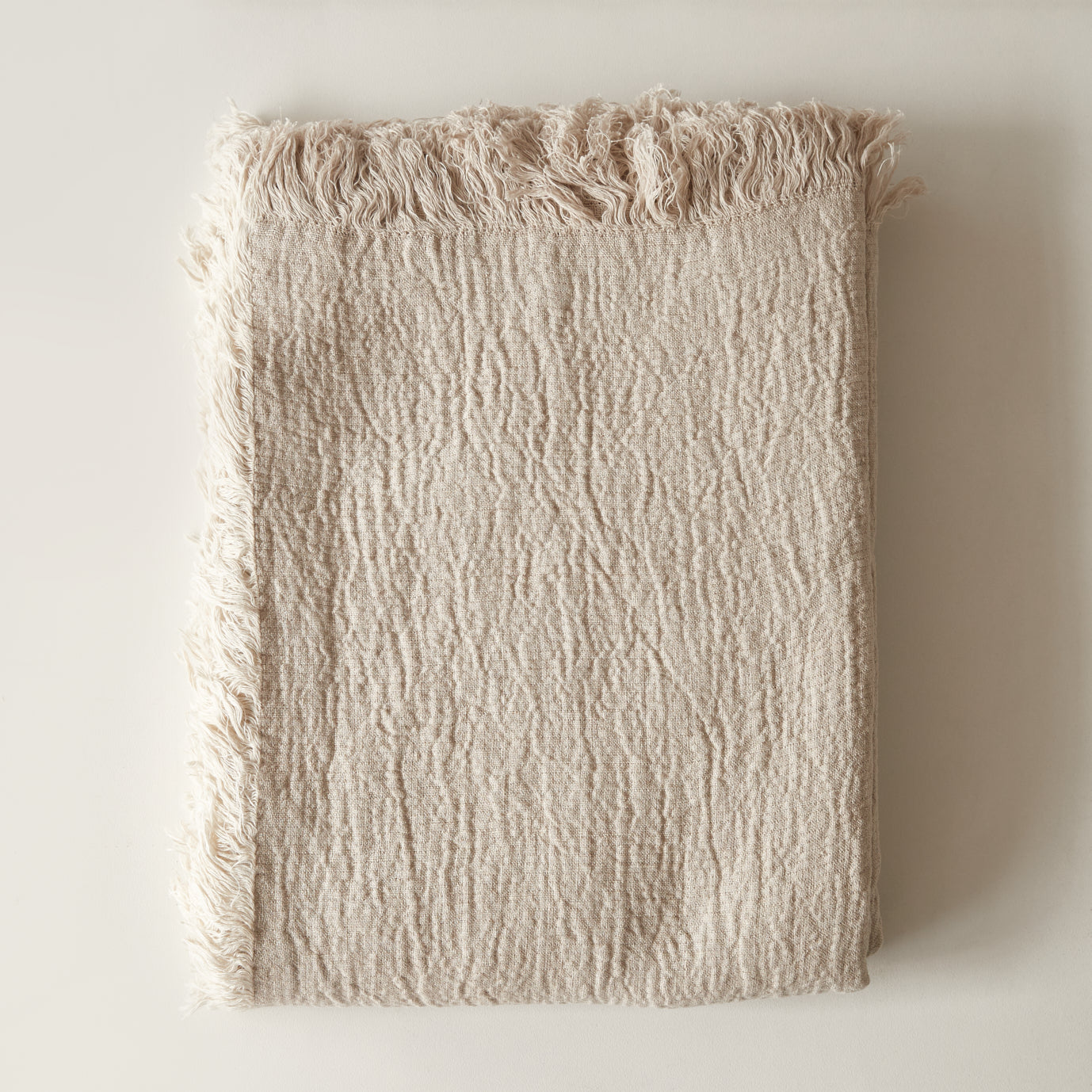 Oatmeal Linen Blanket