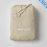 Olive Stripe Sheet Set