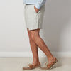 Pinstripe Linen Shorts