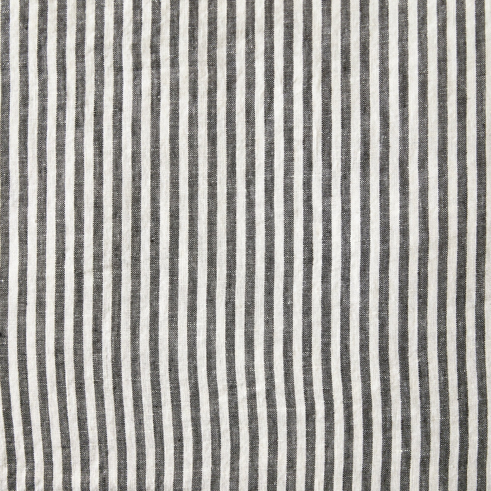 Coal Stripe Euro Pillowcases Pair