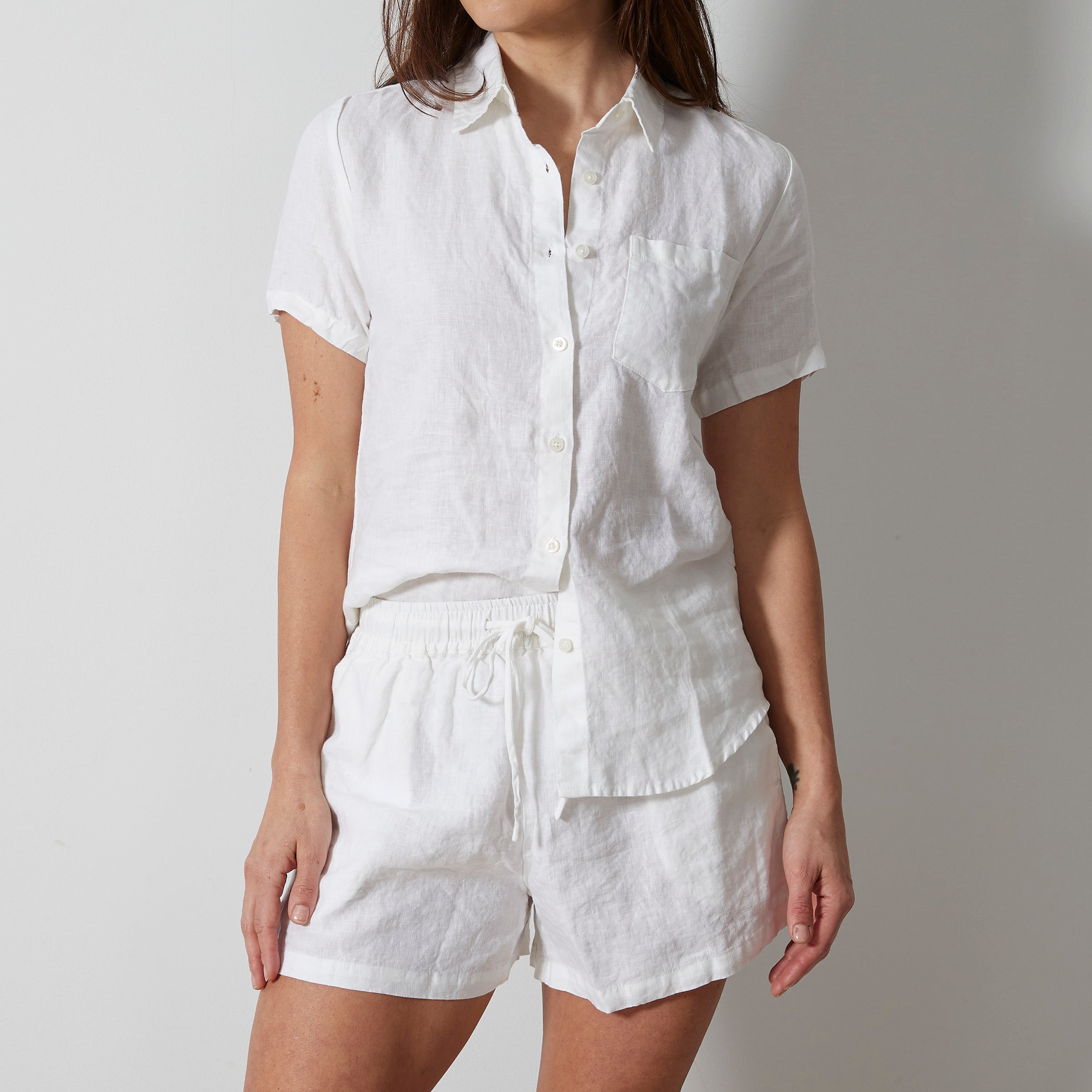 Ladies Loungewear Set - White
