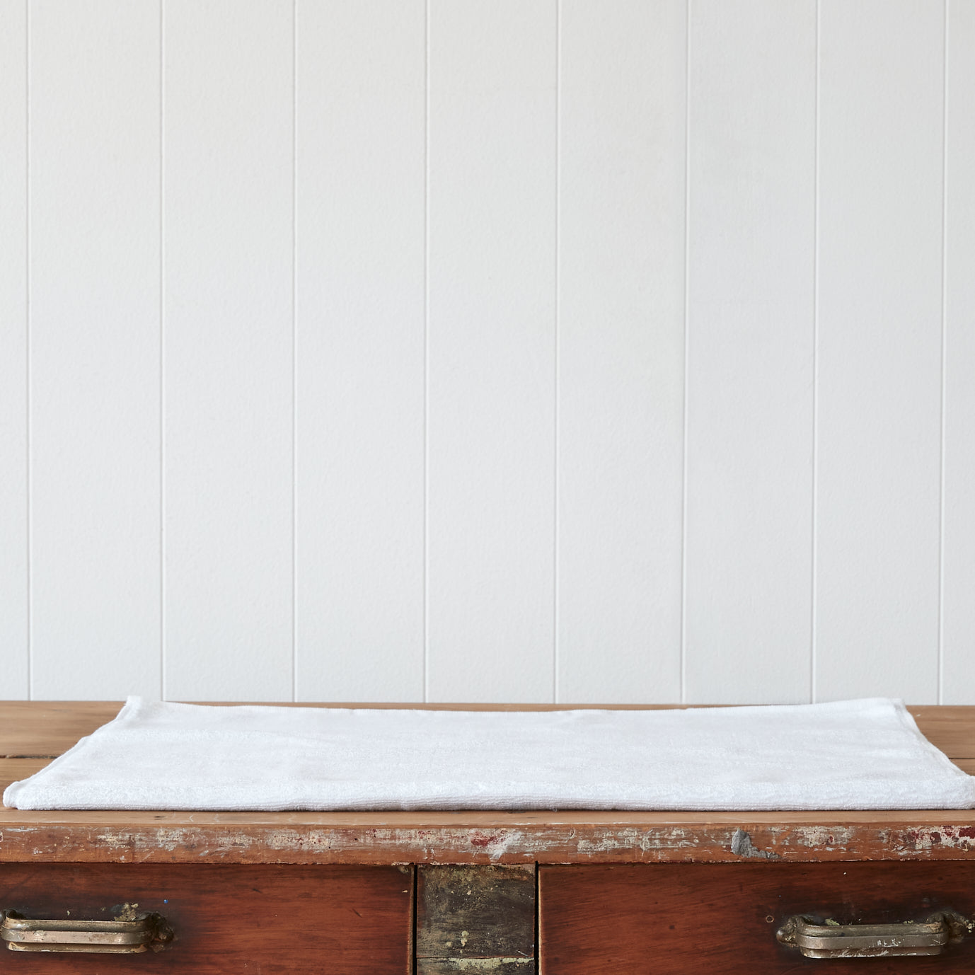Plush White Bath Mat