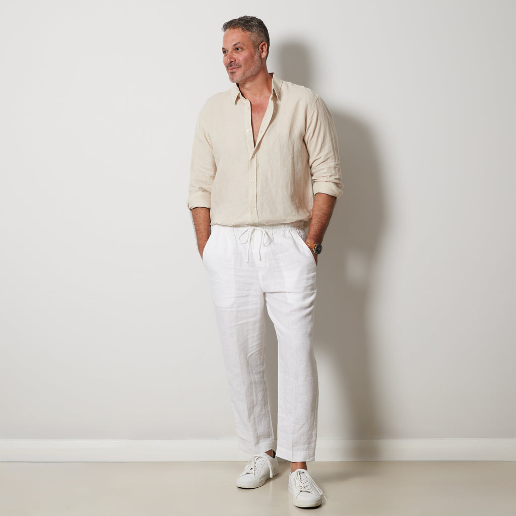 White Linen Pants Montauk White Linen Pants Montauk