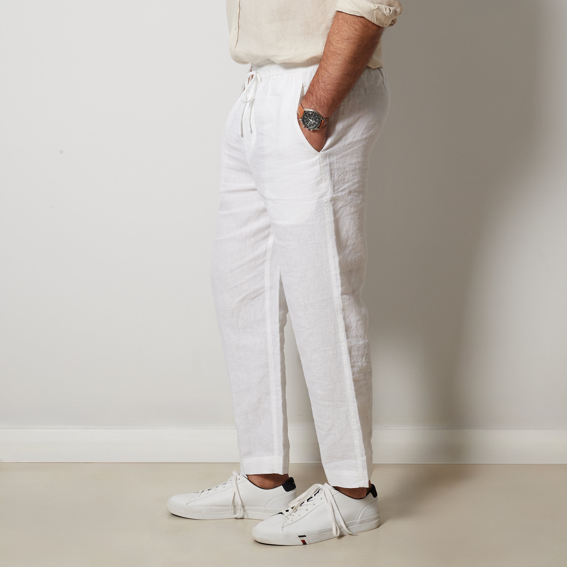 White Linen Pants
