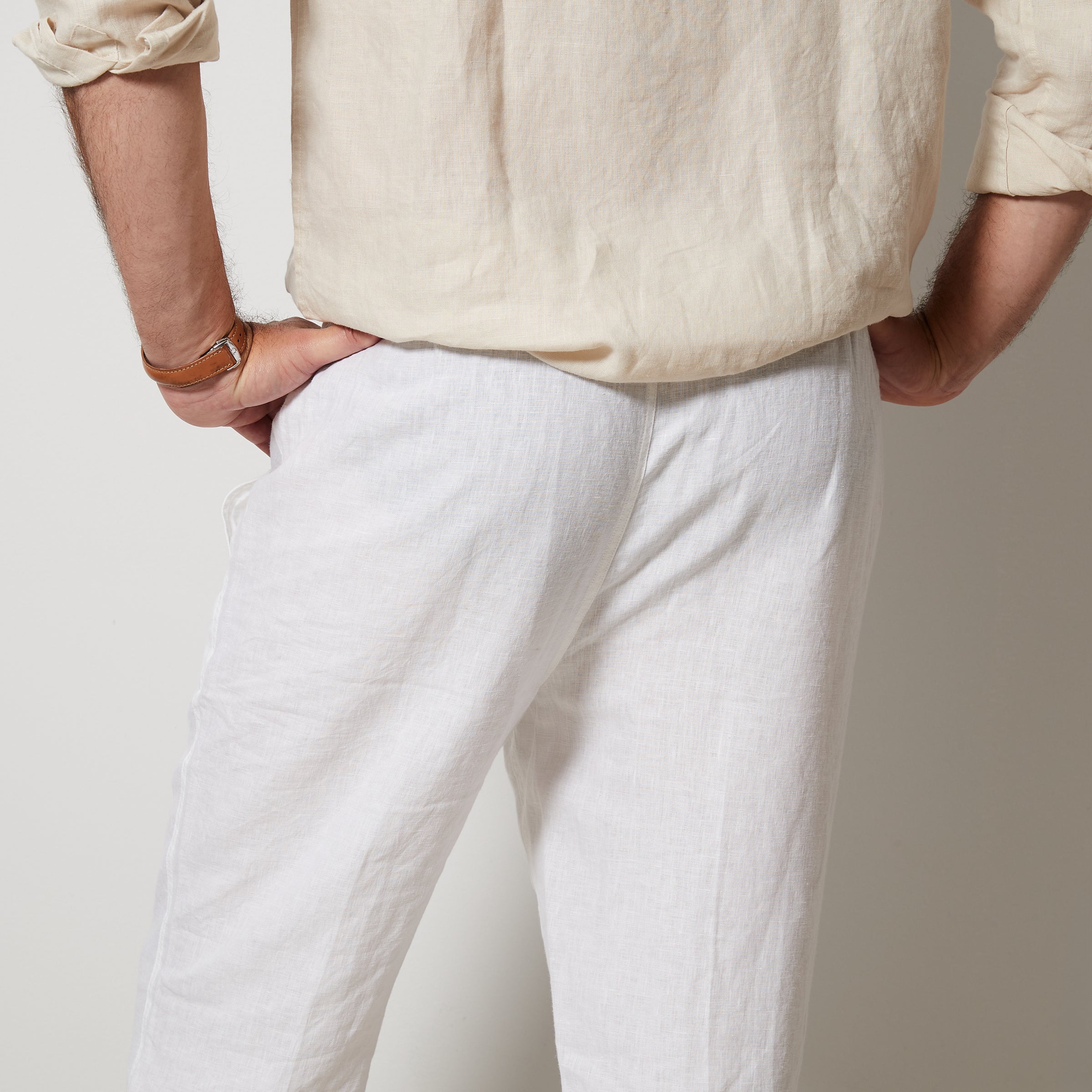 White Linen Pants