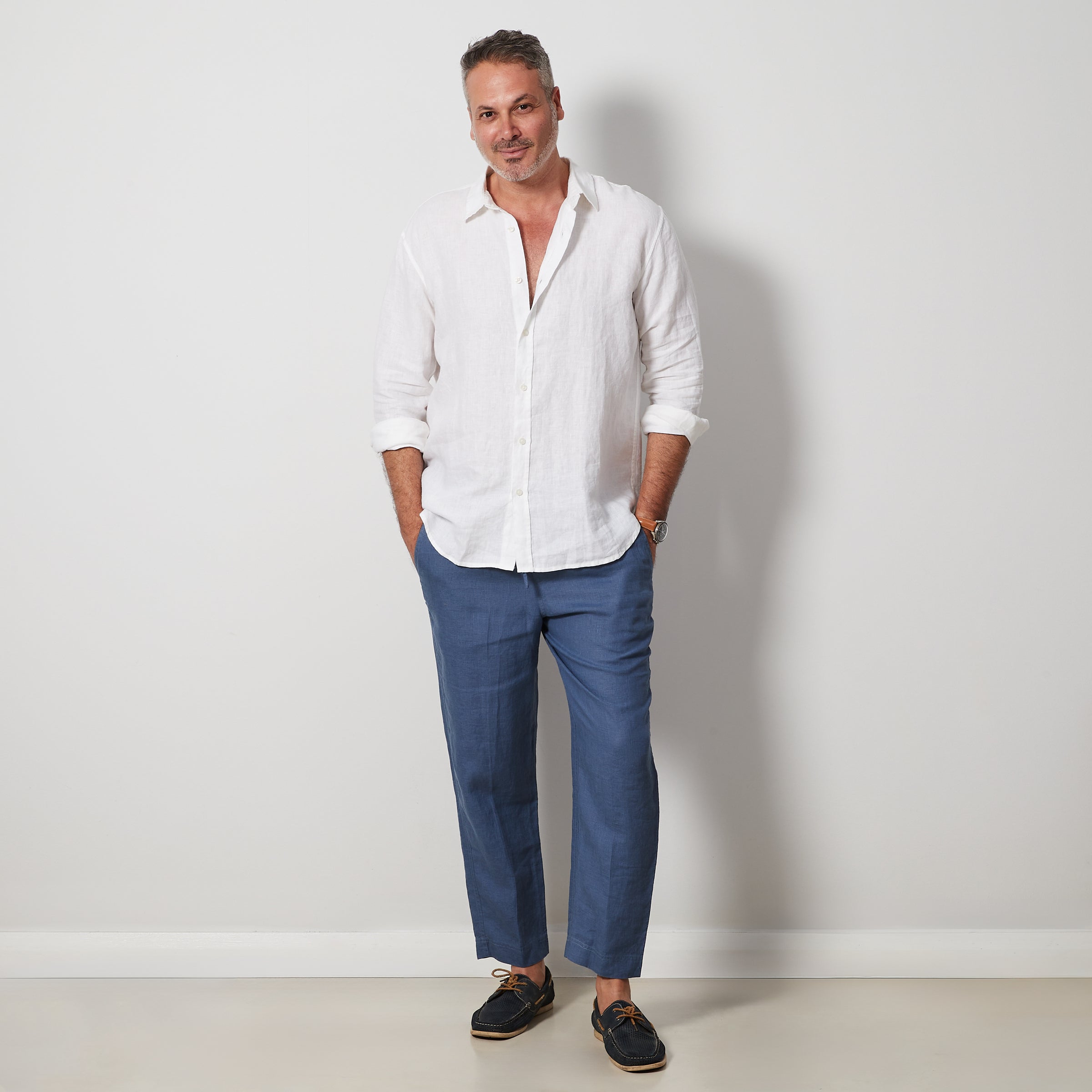 White Linen Shirt