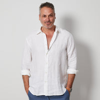 White Linen Shirt