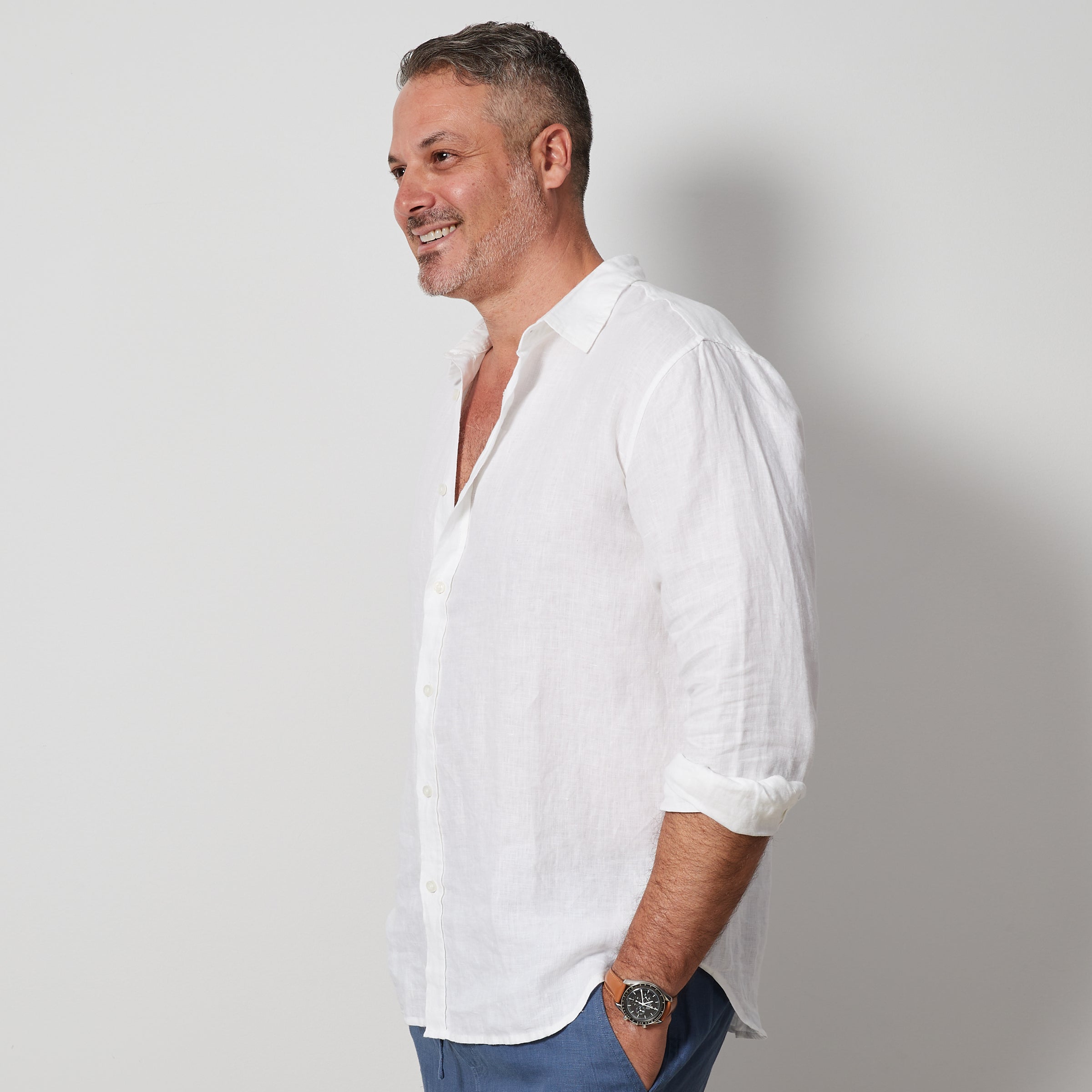 White Linen Shirt