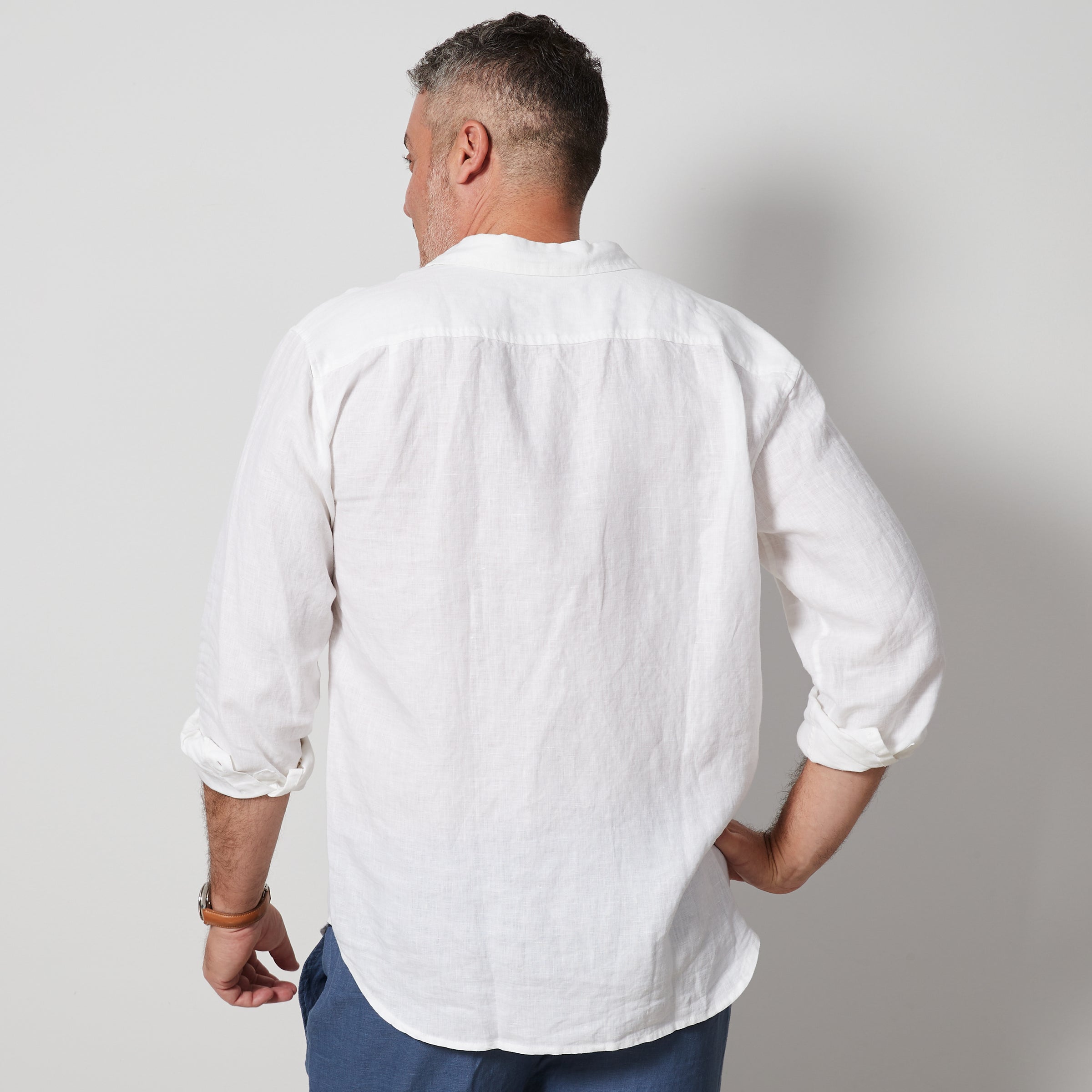 White Linen Shirt