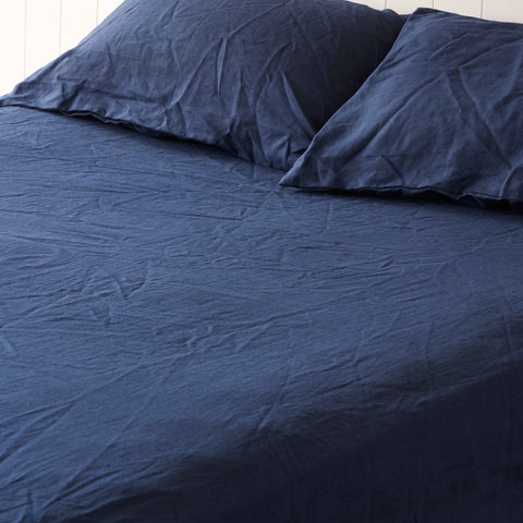 Classic Navy Fitted Sheet