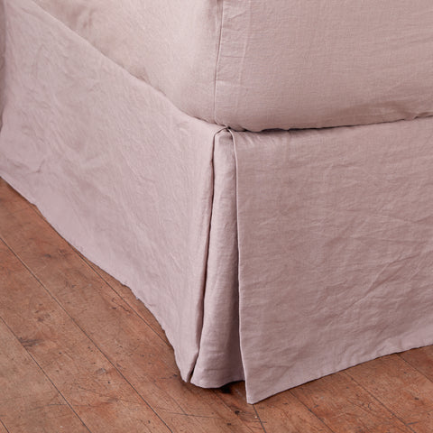 Light Pink Linen Blanket