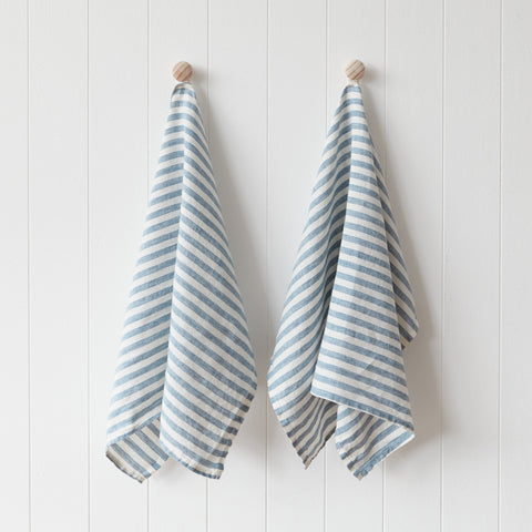 Ocean Stripe Tea Towels