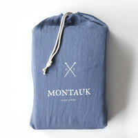 Vintage Denim Blue Flat Sheet
