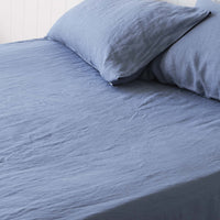 Vintage Denim Blue Sheet Set