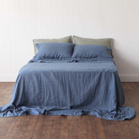 Vintage Denim Blue Sheet Set